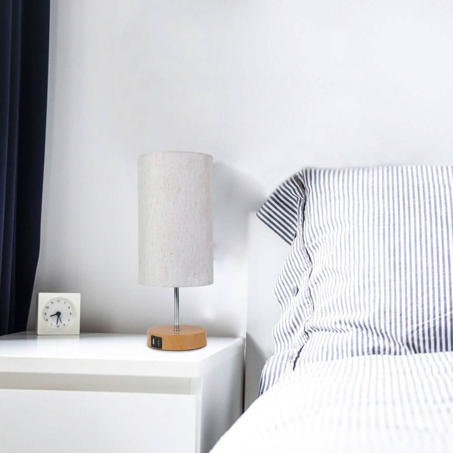Touch Control Table Lamp 3-Way Dimmable Nightstand Beside Lamp