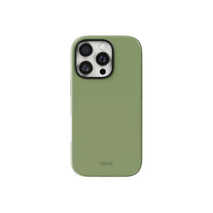 Matcha Bark | Solid Matcha Green iPhone Case