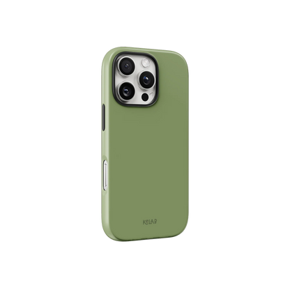 Matcha Bark | Solid Matcha Green iPhone Case