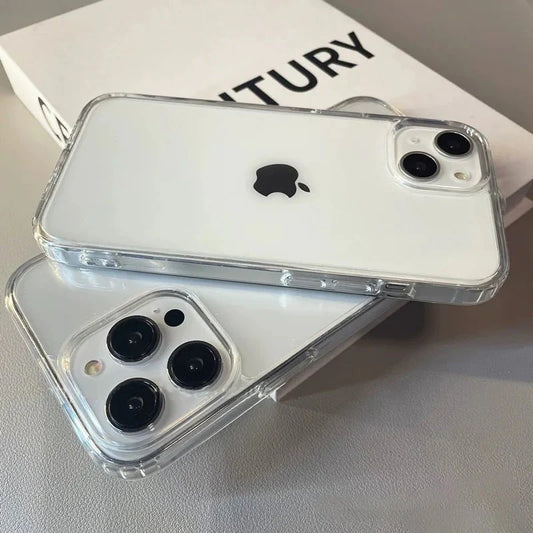 Clear Acrylic Phone Case | Shockproof Protective Cover for iPhone