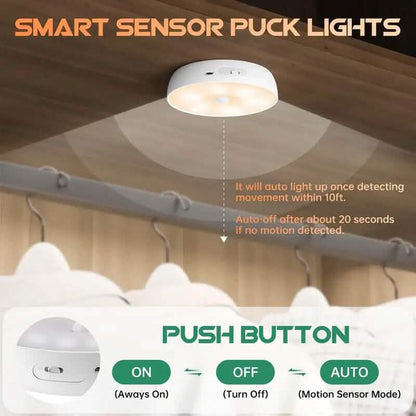 Tricolor Wireless Motion Sensor Night Light