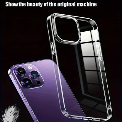 Clear Acrylic Phone Case | Ultra-Thin Transparent Cover for iPhone 16/15/14/13/12/11 Series