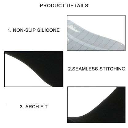 Unisex Anti-Slip Aero Cycling Socks | Silicone-Striped Knee-High Sports Socks