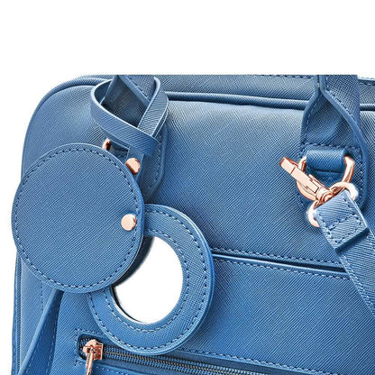 Unisex Super Soft Premium Vegan Leather Travel Backpack with 6 Compartment