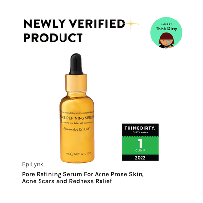Pore Refining & Redness Relief Serum – Vegan, Gluten-Free, Hypoallergenic Brightening Formula