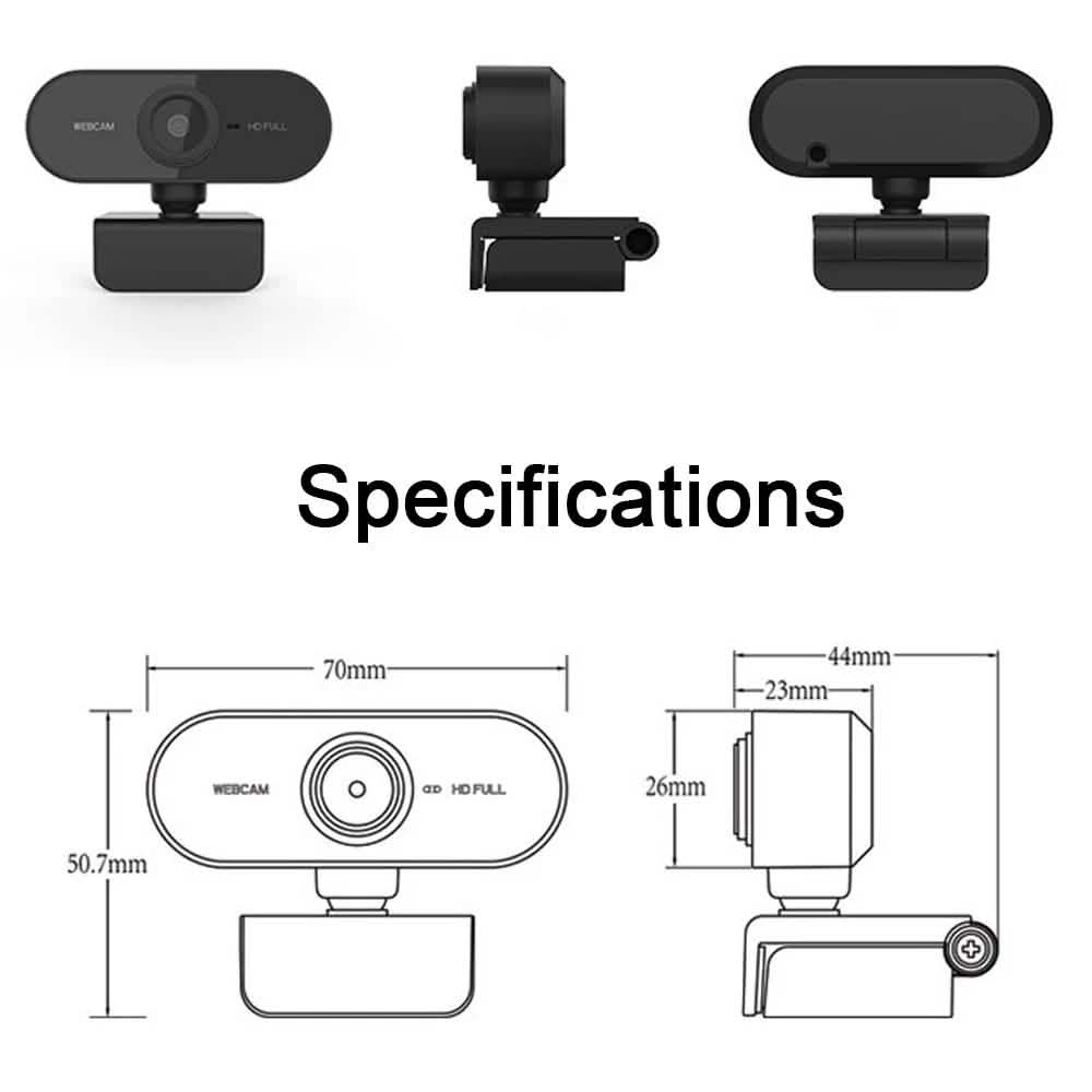 USB2.0 1080P FHD Webcam