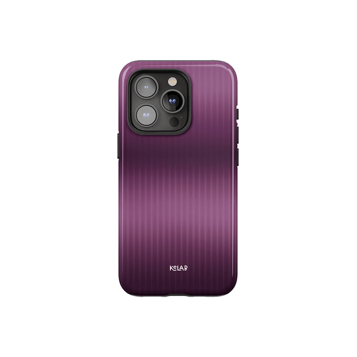 Violet Reverie | Purple Gradient Fluted Glass iPhone Case