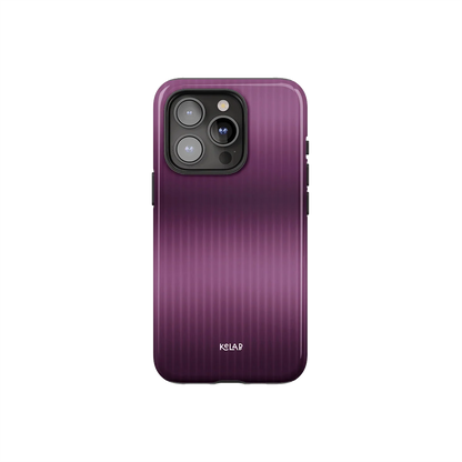 Violet Reverie | Purple Gradient Fluted Glass iPhone Case