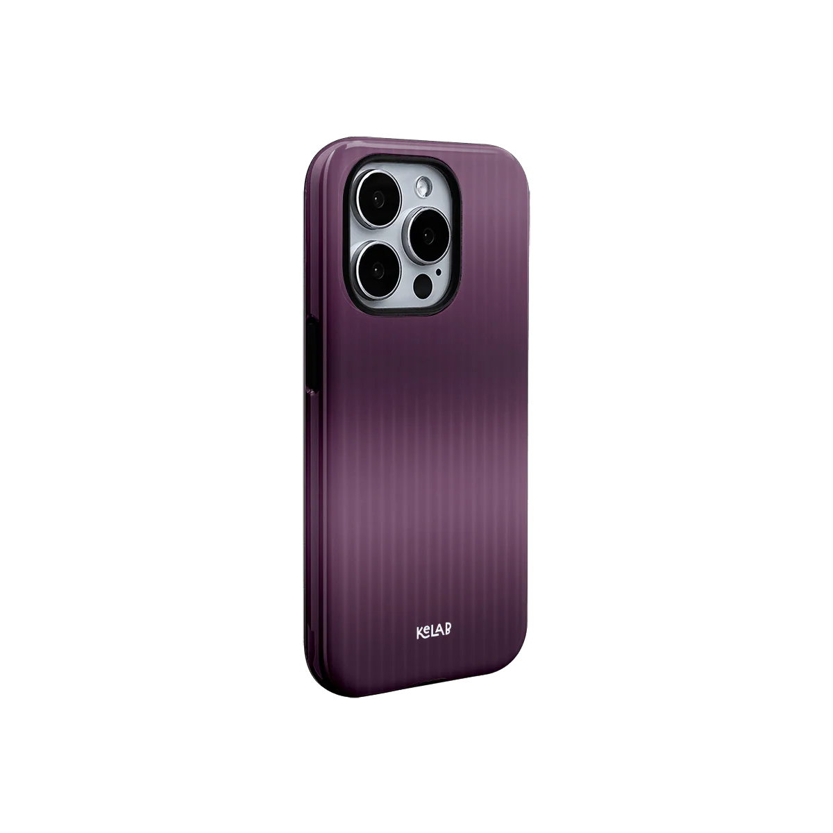 Violet Reverie | Purple Gradient Fluted Glass iPhone Case
