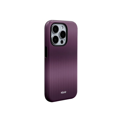 Violet Reverie | Purple Gradient Fluted Glass iPhone Case