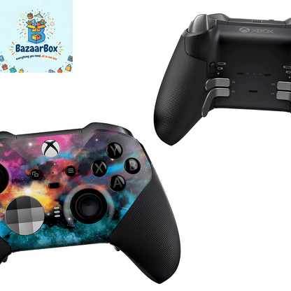 Galaxy X-Box Elite Controller Series 2 Limited Edition Custom Elite Series 2 Controller for X-Box One/Series X/S. Made with Advanced Hydro-Dip Paint Technology (Not Just a Skin)