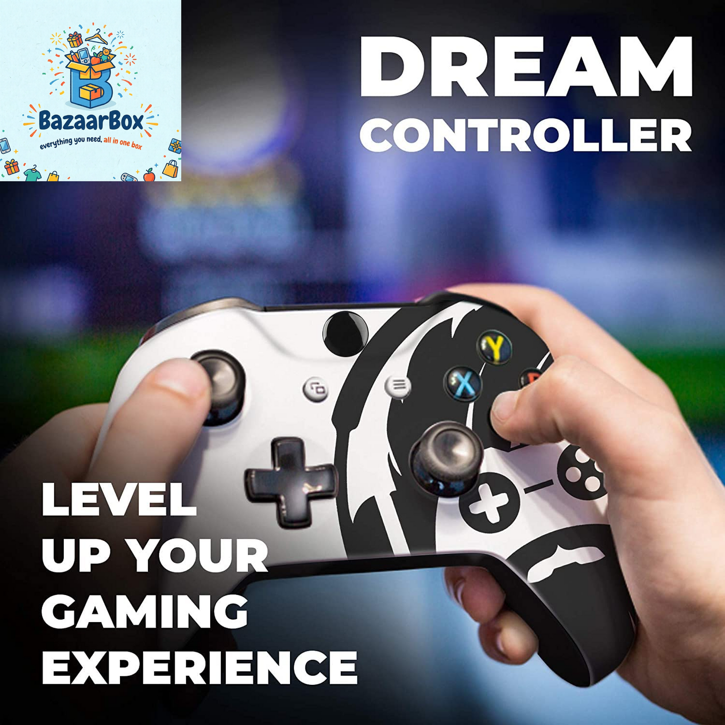Jeddi Sith Custom X-Box Controller Wireless Compatible with X-Box One/Series X/S Proudly Customized in USA with Permanent HYDRO-DIP Printing (NOT JUST a SKIN)