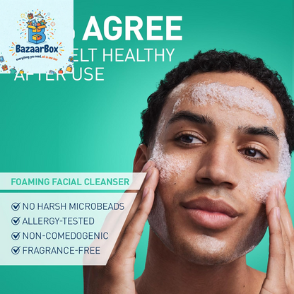 Foaming Facial Cleanser, Daily Face Wash for Oily Skin, Hyaluronic Acid + Ceramides + Niacinamide, Fragrance Free & Paraben Free, Non-Drying Oil Control Face Wash, 19 Fluid Ounce