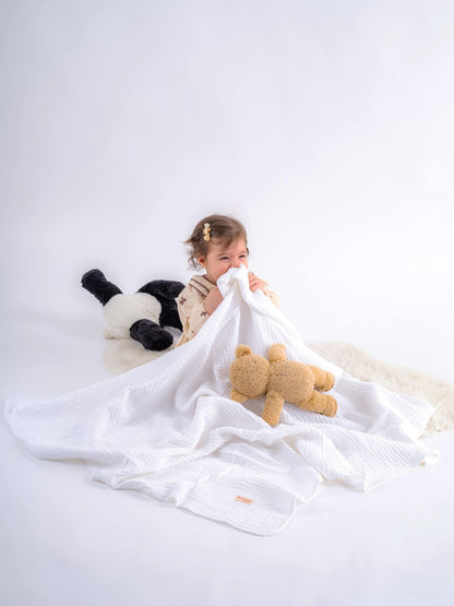 Quilted 4 Layers Muslin Blanket