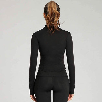 Women's Athletic Full Zip Lightweight Workout Jacket