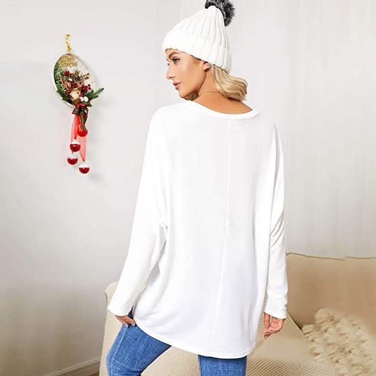 Women's Batwing Sleeve Loose Top