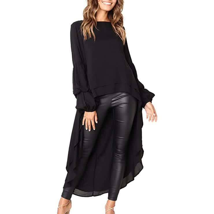 Women's Lantern Long Sleeve Casual Top