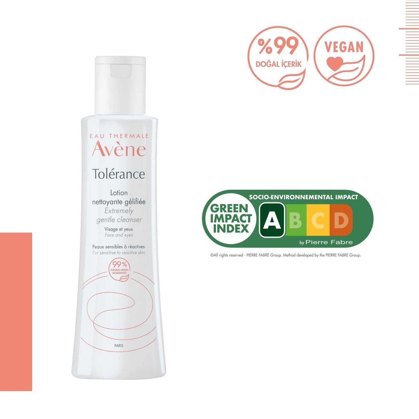 Avene Tolerance Control Lotion - Gentle Sensitive Skin Cleanser, Non-Irritating Skincare, 6.76 fl oz